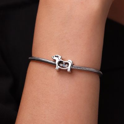 Hollow Puppy Bone Charm