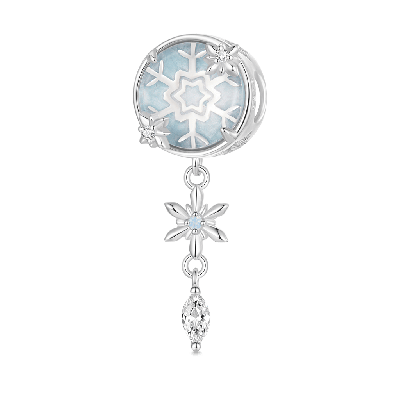 Crystal Snowflake Charm
