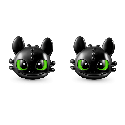Cool Toothless Stud Earrings