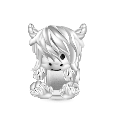 Cute Scottish Highland Cow Charm