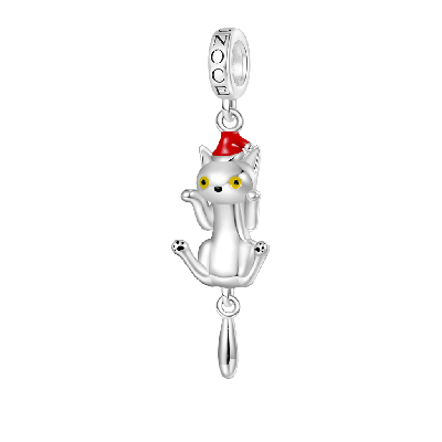 Christmas Cute Cat Pendant
