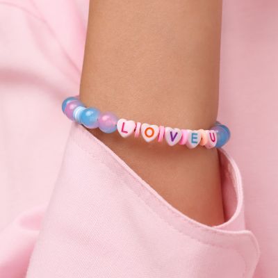 Letter DIY Beaded Bracelet