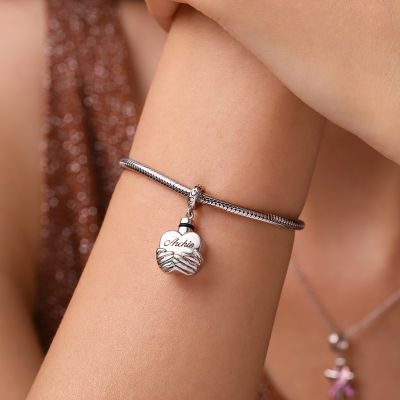 Engravable Heart Urn Ashes Pendant