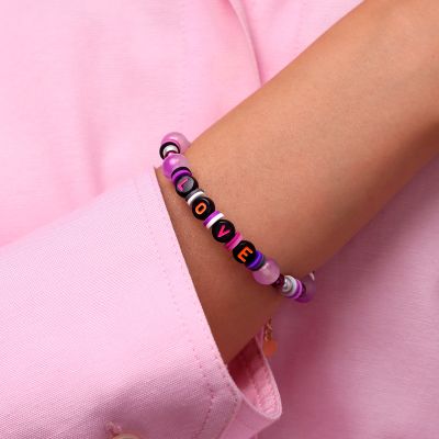 Halloween Letter DIY Bracelets