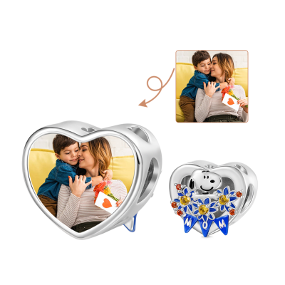 Peanuts 'Flowers for Mom' Charm