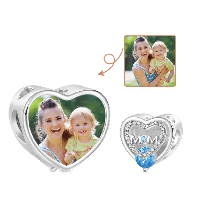 Mother's Day Personalized Photo Charm