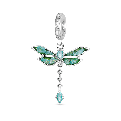 Green Dragonfly Pendant
