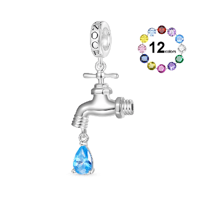 Faucet with Diamond Drip Pendant