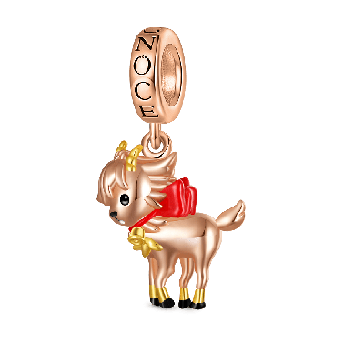 Sweet Flocke Deer Pendant