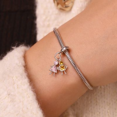 Love Characters Birthstone Pendant