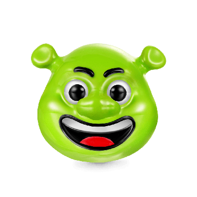 Shrek Head Charm