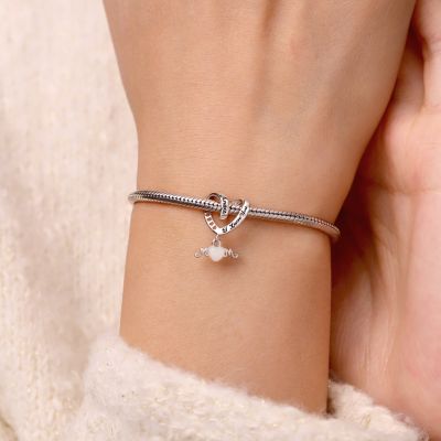 Engravable I love you MoM Heart Charm