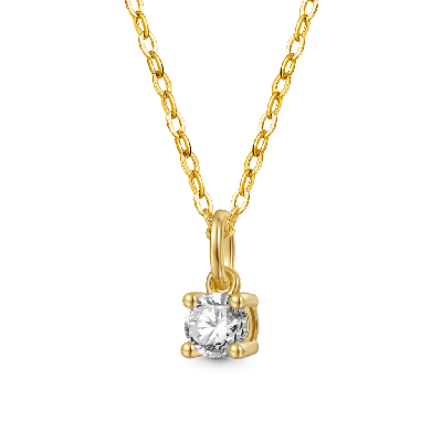 Solitaire Diamond Necklace
