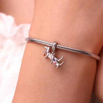 Dachshund Mother Child Pendant
