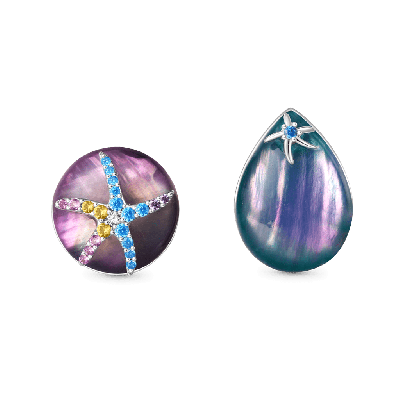 Aurora Mother of Pearl Earrings