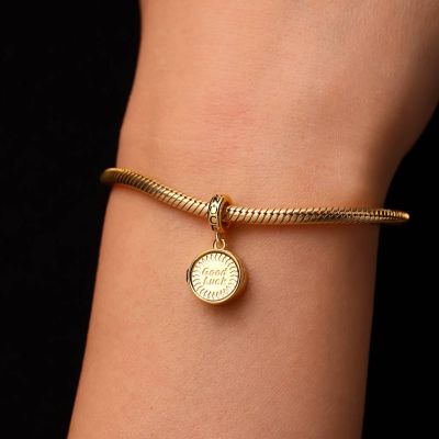 Gold Coin Chocolate Pendant