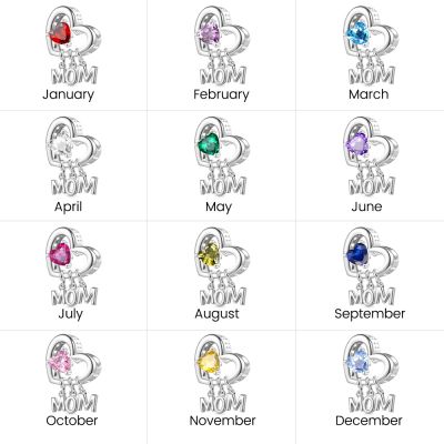 Mothers Day Love Heart Charm