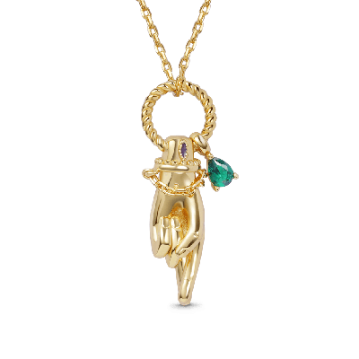 "Get Lucky" Gesture Twisted Rope Necklace
