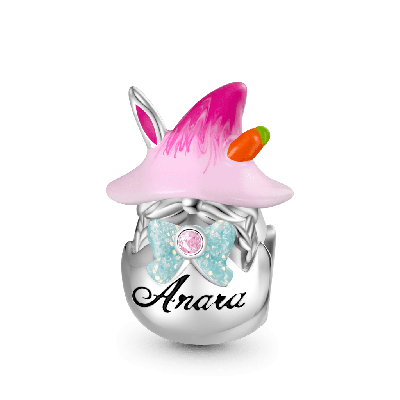 Bunny Gnome Easter Egg Charm