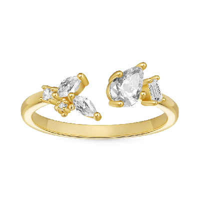 Irregular Marquise Diamond Ring