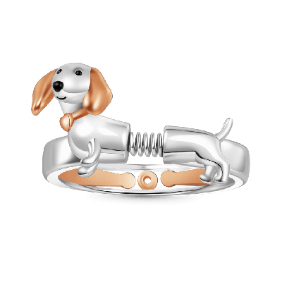 Spoof Spring Dachshund Ring