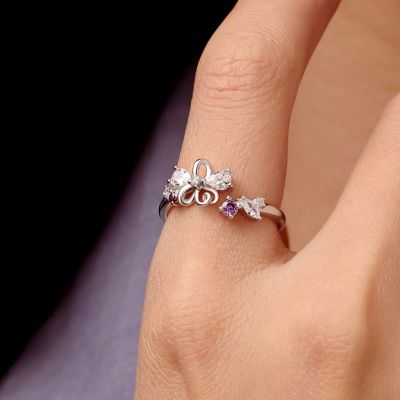 Flower Open Ring