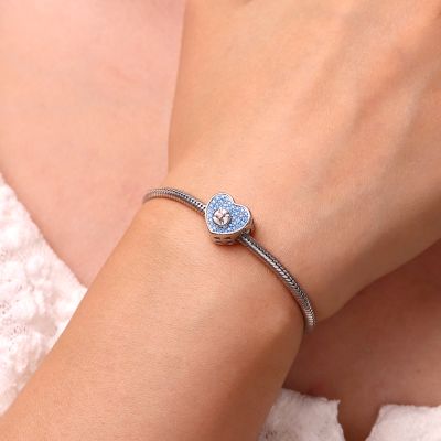 Screw Heart-Shaped Charm