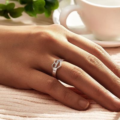 Loving Heart Personalized Ring