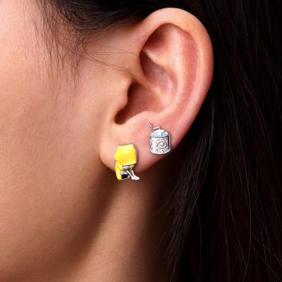 Six Musicbox Stud Earrings