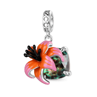 Lily Leopard Print Pendant