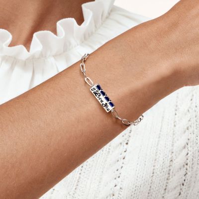 Birthstone Engravable Bracelet