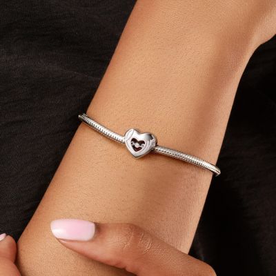 Beating Heart Birthstone Charm