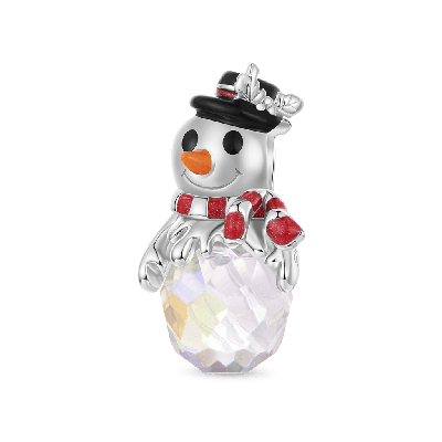 Snowman Globe Charm