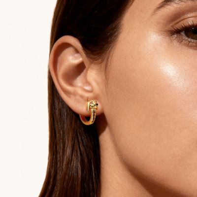 Dachshund Hoop Earrings