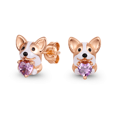 Corgi Stud Earrings