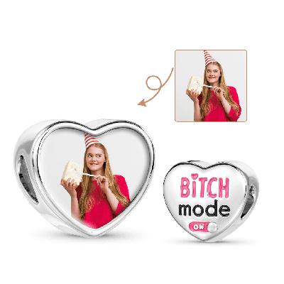 Bitch Photo Charm
