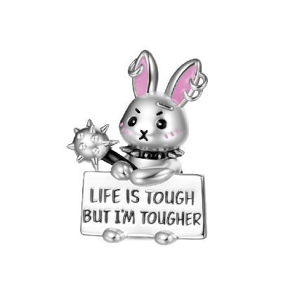 Punk Bunny Charm
