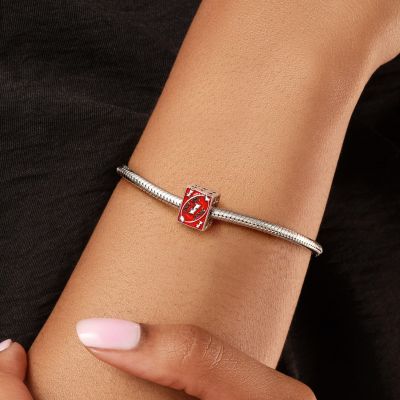 Love You More Card Charm