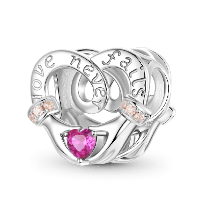 Hand Love Heart Charm