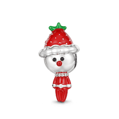 Christmas Strawberry Doll Charm