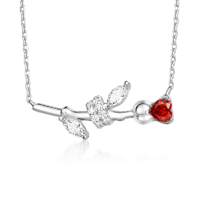 Rose Flower Necklace