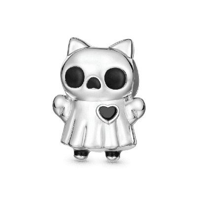 Ghost Cat Charm