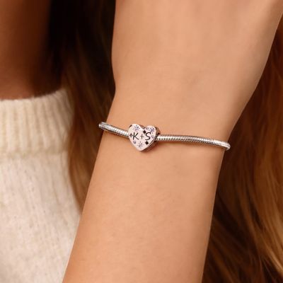 Hollow Heart Engravable Charm