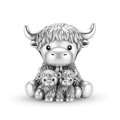 Highland Cow Charm