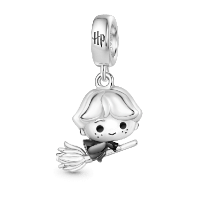 Ron Weasley Riding A Broom Pendant