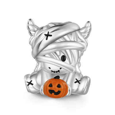 Mummy Highland Cow Charm