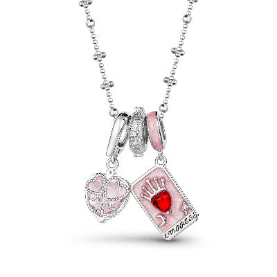 Queen Tarot Necklace Set