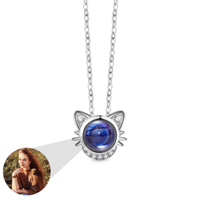 Cat Photo Necklace