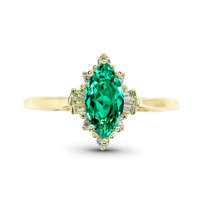 Marquise-Cut Engagement Ring