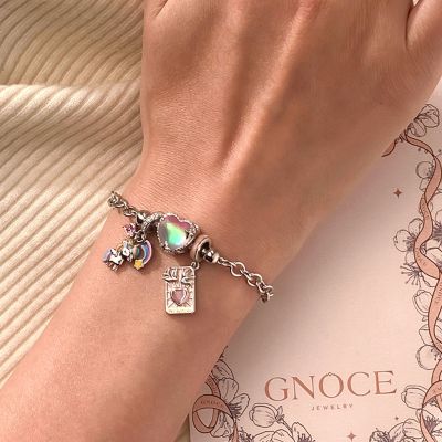 Heart Tarot Charm Bracelet Set